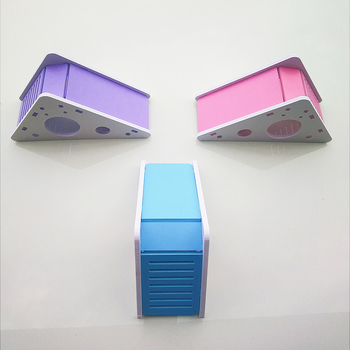 Hörcsög alvóház játéka fészekkel, rejtekhellyel és csúszdával — PVC, 90 g, hörcsögöknek