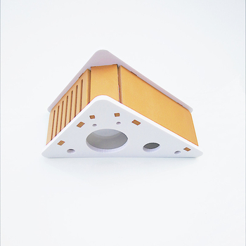 Hörcsög alvóház játéka fészekkel, rejtekhellyel és csúszdával — PVC, 90 g, hörcsögöknek