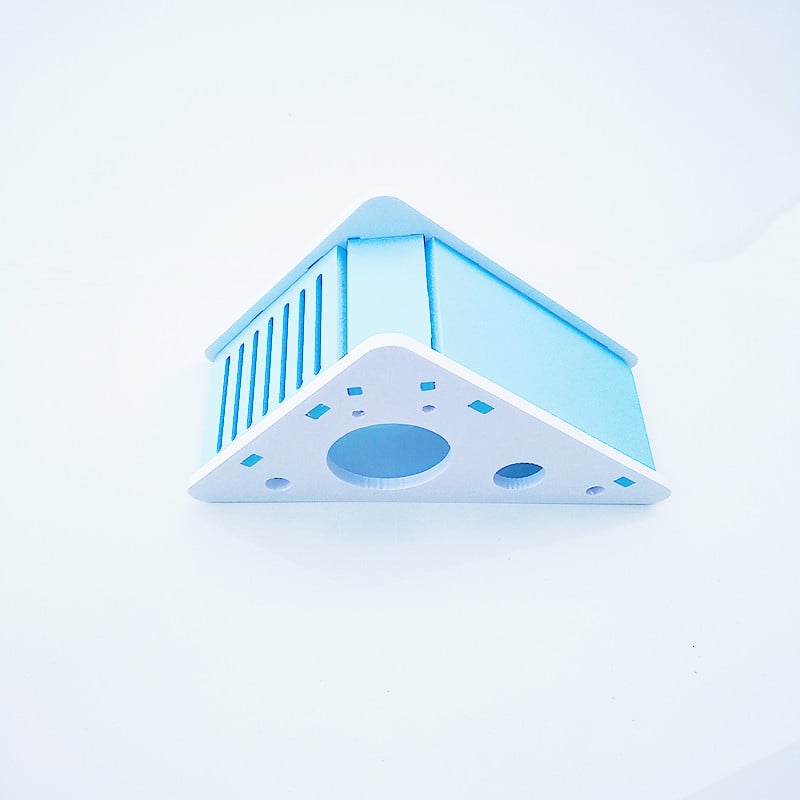 Hörcsög alvóház játéka fészekkel, rejtekhellyel és csúszdával — PVC, 90 g, hörcsögöknek