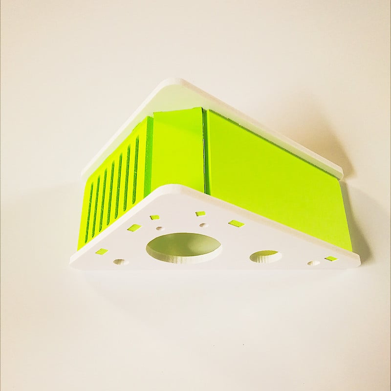 Hörcsög alvóház játéka fészekkel, rejtekhellyel és csúszdával — PVC, 90 g, hörcsögöknek