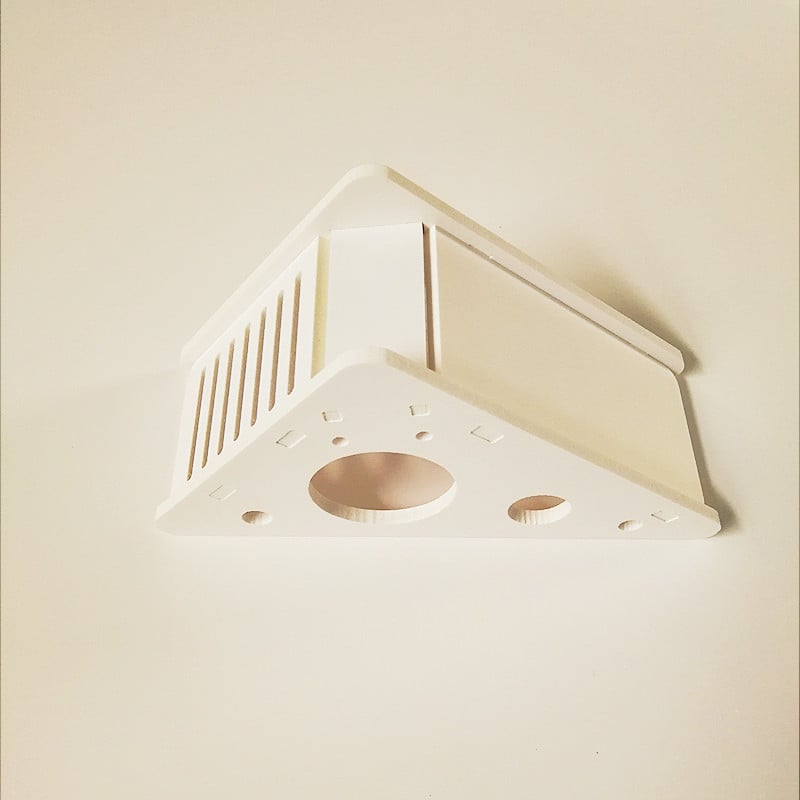 Hörcsög alvóház játéka fészekkel, rejtekhellyel és csúszdával — PVC, 90 g, hörcsögöknek