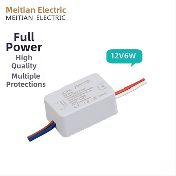 LED prepínacie napájanie s gumovým puzdrom, vstup 12V, výstup 6/12/24/36W, IP20, CE certifikované