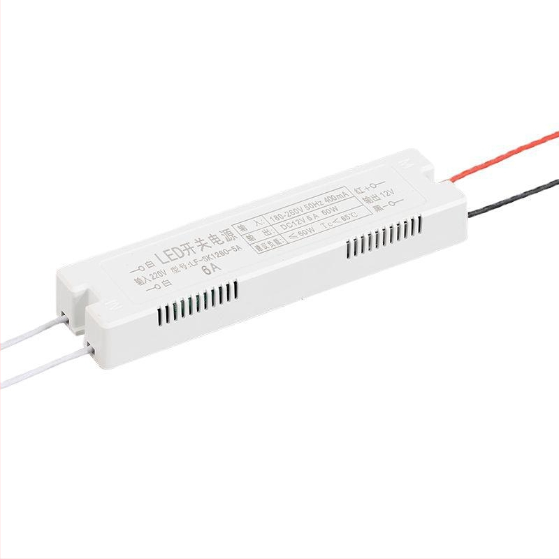LED prepínacie napájanie s gumovým puzdrom, vstup 12V, výstup 6/12/24/36W, IP20, CE certifikované
