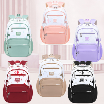 Rucsac pentru elevi – material Oxford; respirabil, impermeabil; ultraușor; design de reducere a încărcării; bretele curbate pentru protecția coloanei vertebrale