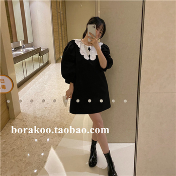 Фалшива яка с дантелена пелерина, шифон, декоративна панделка, за жени