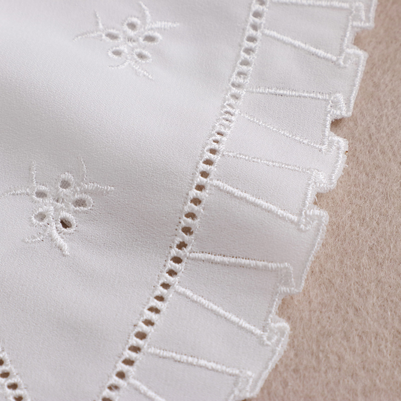 Дантелена пелерина за жени, фалшива яка, шифон, цялогодишна украса