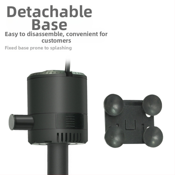 Haiyi υποβρύχια αντλία ενυδρείου με φίλτρο και αερισμό — κατακόρυφος σχεδιασμός, 3-in-1, βάρος 0,375 kg