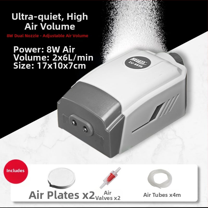 Αεριστής οξυγόνου ενυδρείου – υπερ-σιωπηρός για οικιακή χρήση, Κωδικός προϊόντος 8881000131356, Όχι εισαγόμενο, Κύρια αγορά: Νοτιοανατολική Ασία, Εξαγωγική αποκλειστικότητα