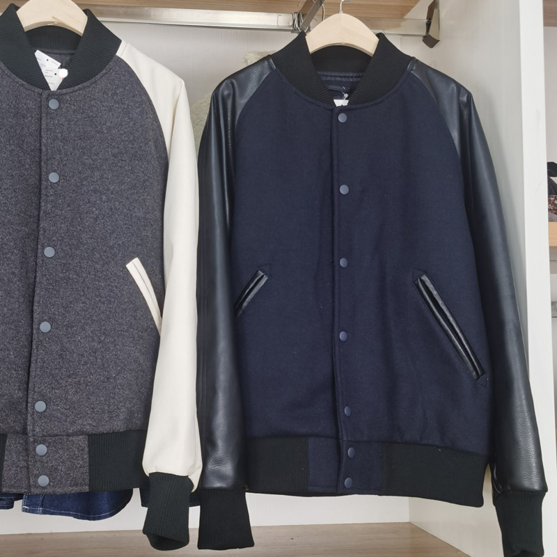 Bomber jakna za muškarce i žene, s kapuljom, stojeći ovratnik, uski kroj, corduroy tkanina, zec kožušnica