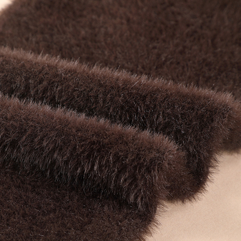 Unisex hlače od mink velura za toplinu, s flisom podstavom, izuzetno debeli zimski osnovni sloj, poliester (301-350 g/m2)