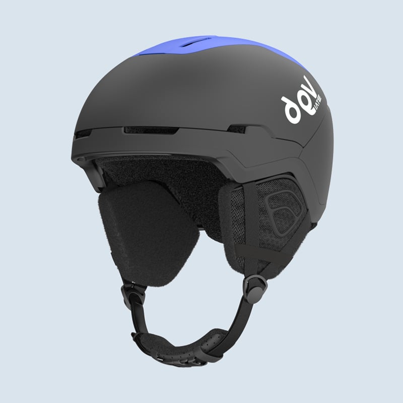 WX монолитен ски шлем с EPS+ABS корпус, унисекс за възрастни, с печатано лого