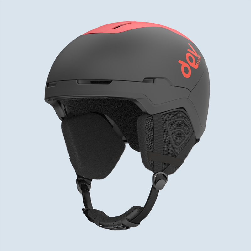 WX монолитен ски шлем с EPS+ABS корпус, унисекс за възрастни, с печатано лого