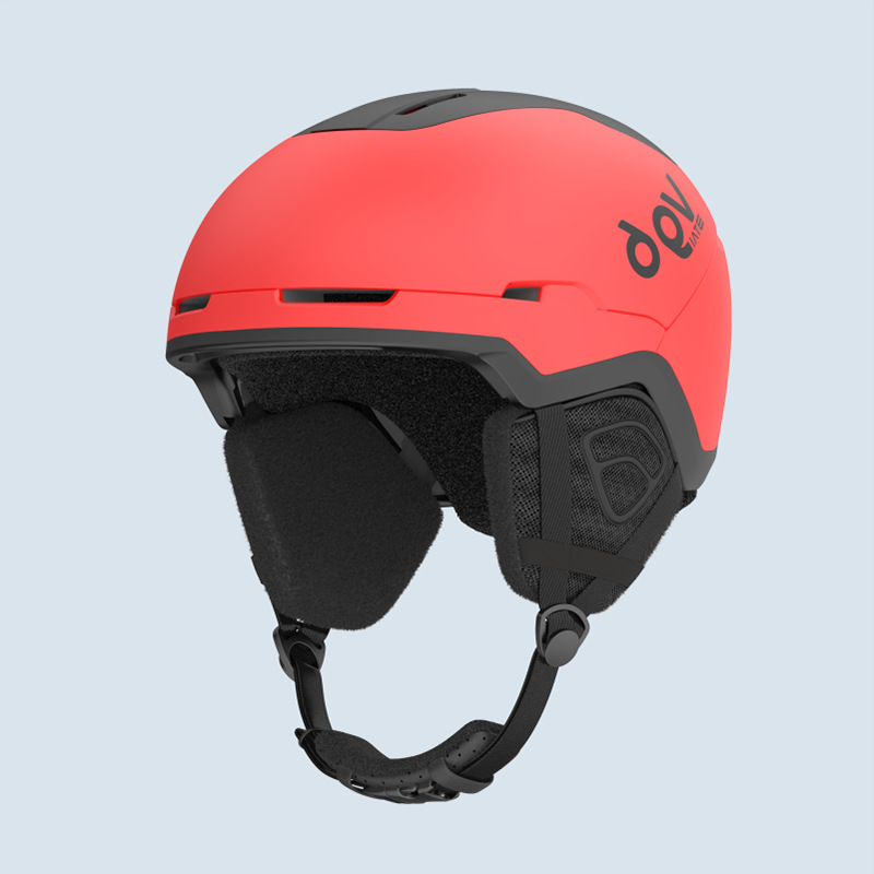 WX монолитен ски шлем с EPS+ABS корпус, унисекс за възрастни, с печатано лого