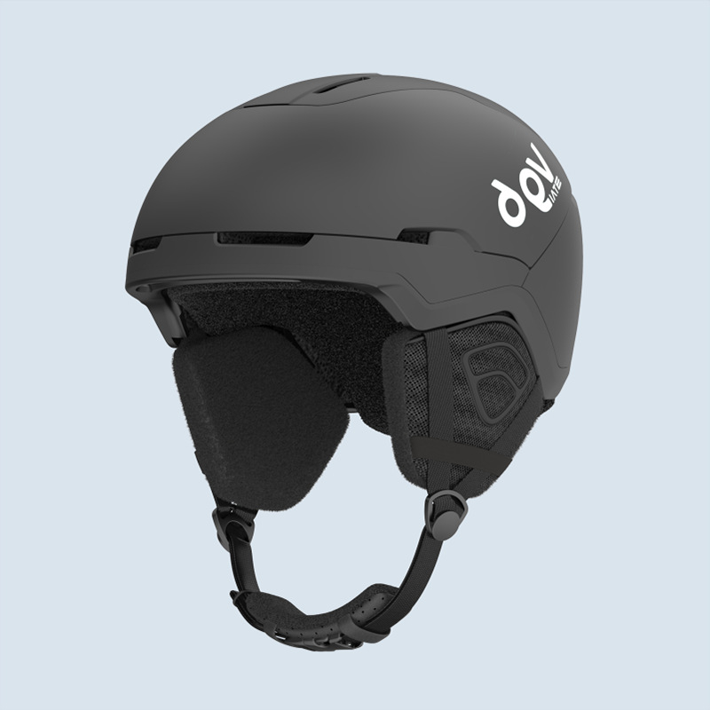 WX монолитен ски шлем с EPS+ABS корпус, унисекс за възрастни, с печатано лого