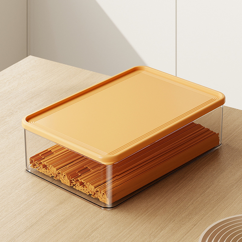 Кутия за съхранение на макарони, пластмасова, преносима с вакуумно запечатване и капак, прост стил, марка Super Celebration