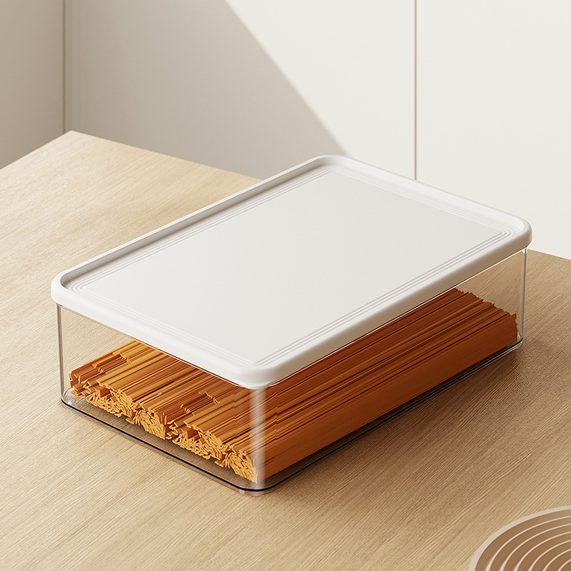 Кутия за съхранение на макарони, пластмасова, преносима с вакуумно запечатване и капак, прост стил, марка Super Celebration