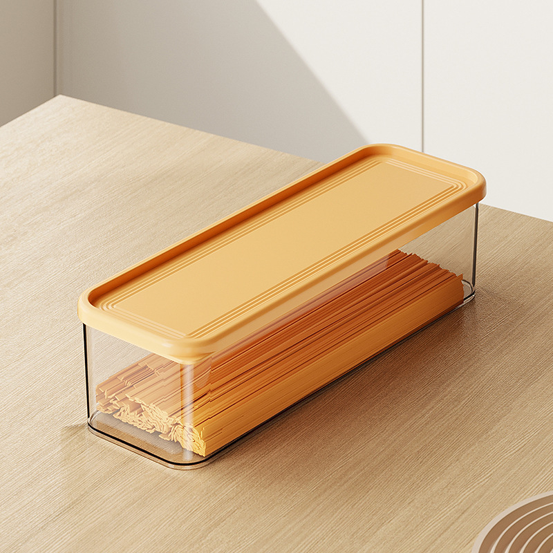 Кутия за съхранение на макарони, пластмасова, преносима с вакуумно запечатване и капак, прост стил, марка Super Celebration