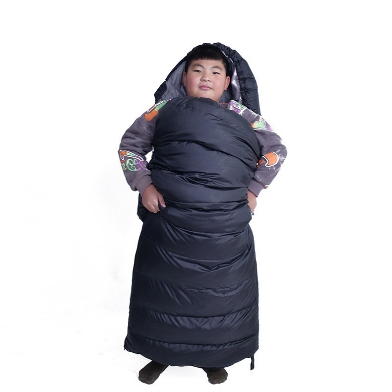 Dječja vreća za spavanje za kampiranje na otvorenom - konvergentna vreća za spavanje, Duck Velvet punilo, 320T podstava, 1 kg, za djecu