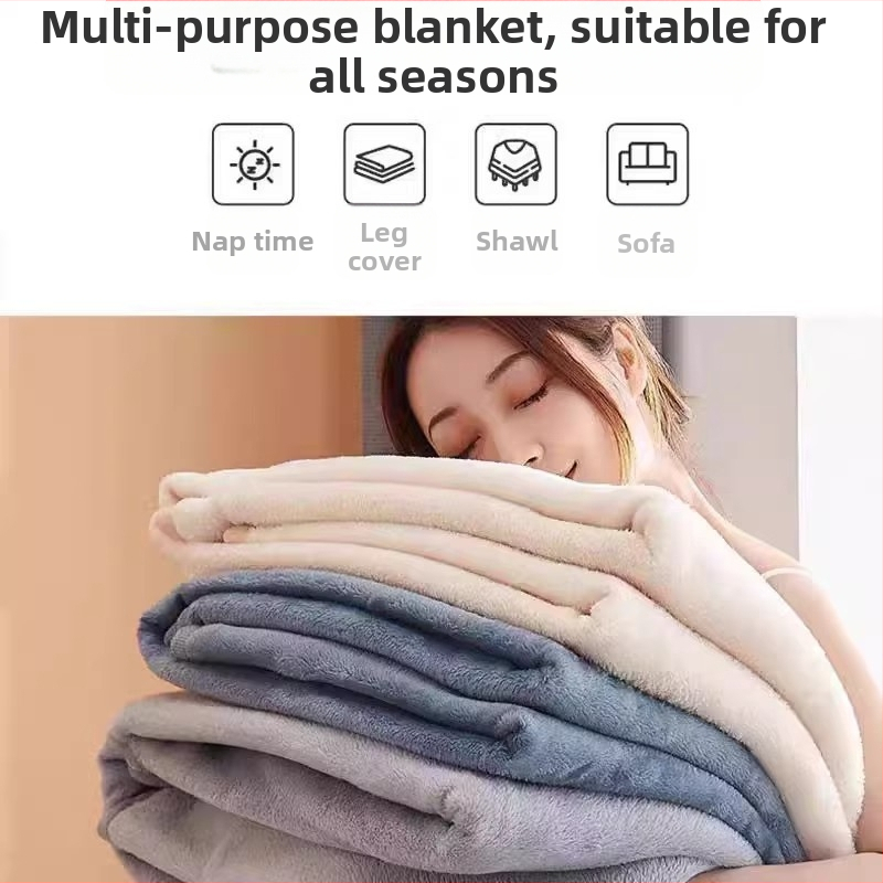 CX A8 μονόχρωμο φλίς ριχτάρι καναπέ, 600 g, άνοιξη-φθινόπωρο, συρρίκνωση 2-3%