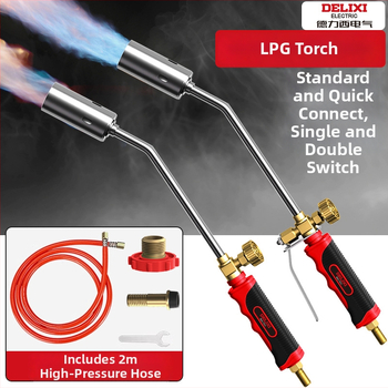 Delixi Electric rozsdamentes acél permetező pisztoly pig hair burning és vízálló védelem, különböző méretek