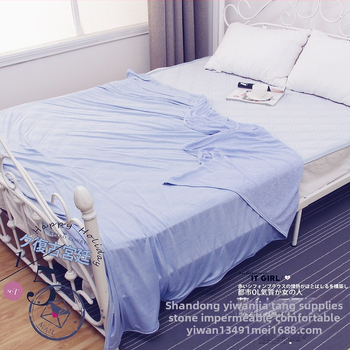 Κουβέρτα σε ιαπωνικό στυλ, ελαφριά για καλοκαίρι, πολυεστερική ίνα, κάτω από 300 g, μονόχρωμο σχέδιο, Άνοιξη και Καλοκαίρι