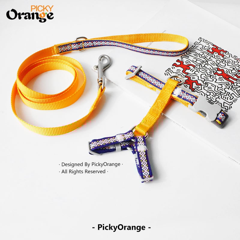 Котешки гръден презрамник — плат, Pickyorange, пакет 300 бр.