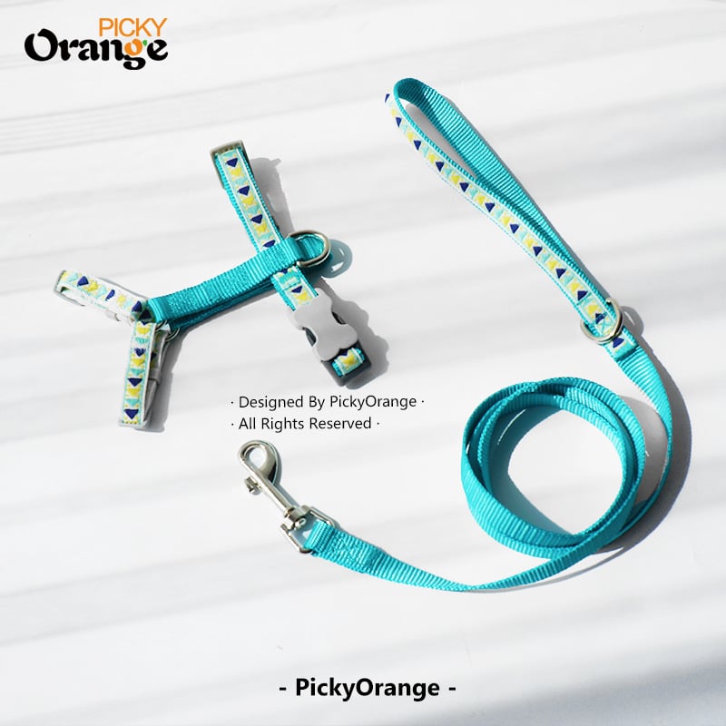 Котешки гръден презрамник — плат, Pickyorange, пакет 300 бр.