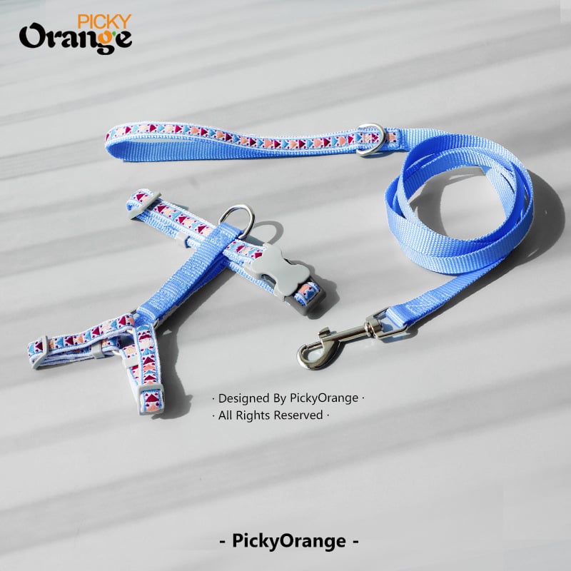 Котешки гръден презрамник — плат, Pickyorange, пакет 300 бр.