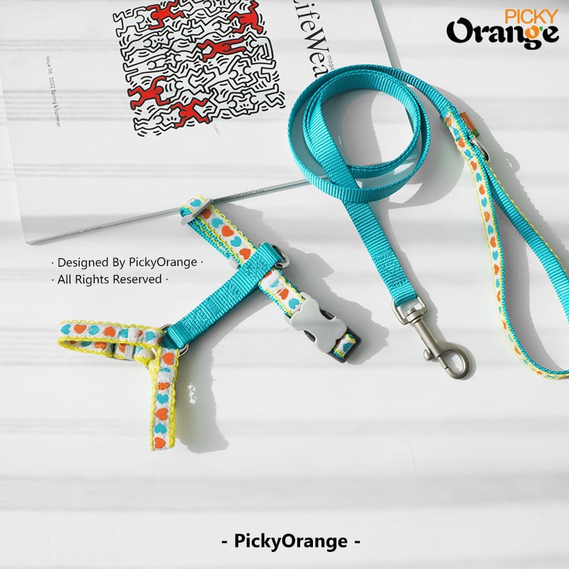 Котешки гръден презрамник — плат, Pickyorange, пакет 300 бр.