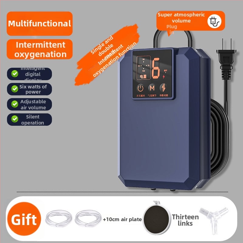 Φορητός οξυγονωτής ενυδρείου – 220V AC, 32 dB σιωπηρή λειτουργία, πλήρως αυτοματοποιημένος, 209 g, Dream come true