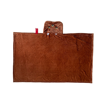 Κουβέρτα με κουκούλα Xiaozhi Benjia - πολυεστέρας, 400 γρ, προσαρμογή, στυλ καρτούν