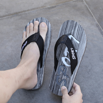 Мъжки флип-флопи, спорта отворен дизайн, мрежест връх и EVA подметка, идеални за плаж и пътуване