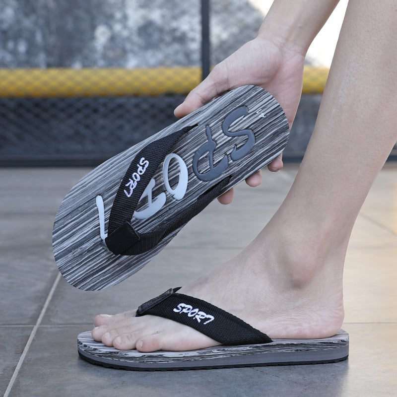 Мъжки флип-флопи, спорта отворен дизайн, мрежест връх и EVA подметка, идеални за плаж и пътуване