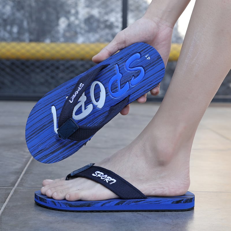 Мъжки флип-флопи, спорта отворен дизайн, мрежест връх и EVA подметка, идеални за плаж и пътуване