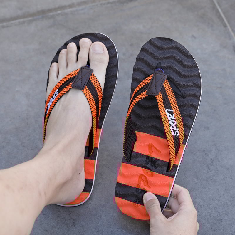 Мъжки флип-флопи, спорта отворен дизайн, мрежест връх и EVA подметка, идеални за плаж и пътуване