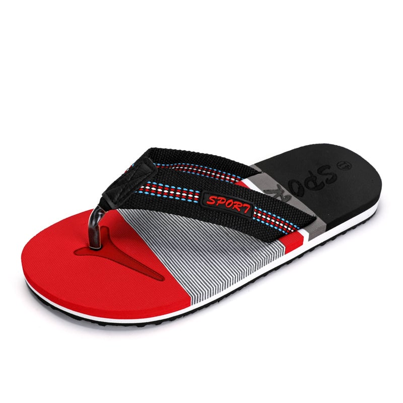 Мъжки флип-флопи, спорта отворен дизайн, мрежест връх и EVA подметка, идеални за плаж и пътуване