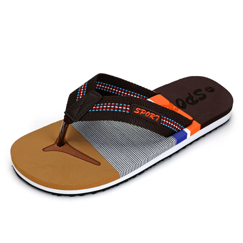 Мъжки флип-флопи, спорта отворен дизайн, мрежест връх и EVA подметка, идеални за плаж и пътуване