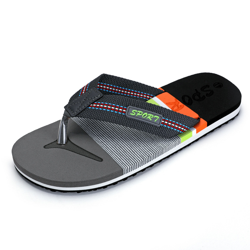 Мъжки флип-флопи, спорта отворен дизайн, мрежест връх и EVA подметка, идеални за плаж и пътуване
