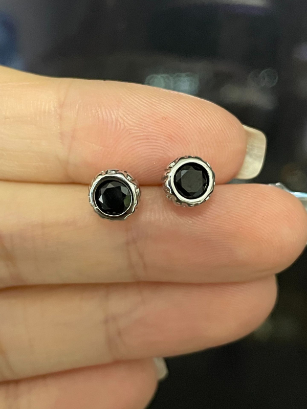 Naušnice, minimalističkog dizajna, srebrno premazane, elektroplatiranje, unisex