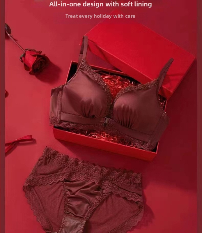 Μπουζί με μπροστινό κούμπωμα για μικρό στήθος – push-up, κατά της χαλάρωσης, χωρίς κενά καλύμματα, όμορφο πίσω, νάιλον ύφασμα με επένδυση