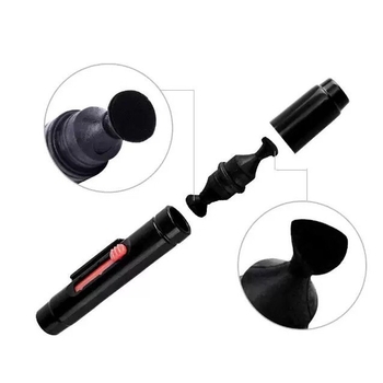Set curățare obiective 3-în-1 pentru camere și computere: lavetă pentru obiective + lens pen + air blower