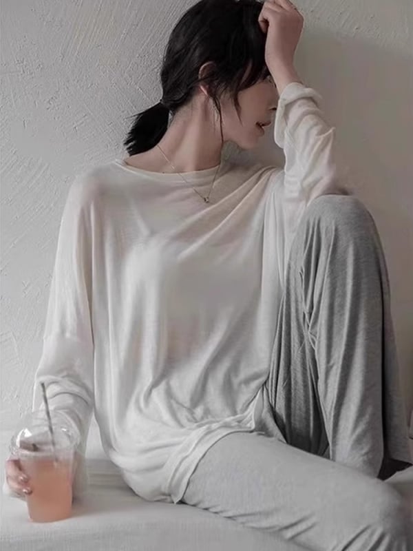 Pantalone za trudnoće za jesen, tanke i prozračne, opuštene, ravne široke nogavice (Tanke; Viskozna vlakna; 95%+; Prozračne; Opuštene)