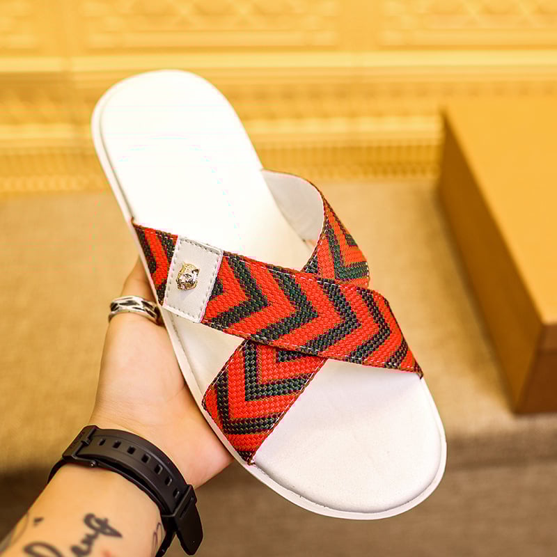 Мъжки ежедневни сандали с кожена горна част и клип за пръст