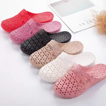 Uniszex Baotou Crocs-stílusú PVC felső és talp; könnyű, csúszásmentes; talp vastagsága 1.0–3 cm; Nansenu, Crocs sorozat, 2024