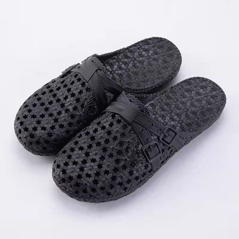 Uniszex Baotou Crocs-stílusú PVC felső és talp; könnyű, csúszásmentes; talp vastagsága 1.0–3 cm; Nansenu, Crocs sorozat, 2024