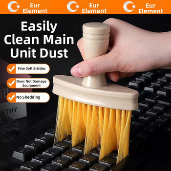 Kefa na čistenie klávesnice s mäkkými štetinami, určená pre notebooky a počítače; plastový materiál, 70 g, OEM spracovanie, súkromný štítok k dispozícii.