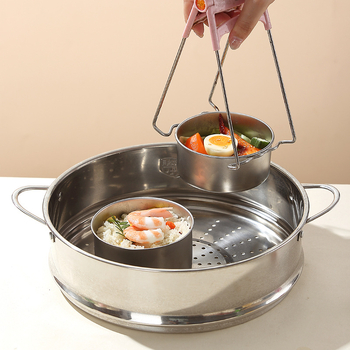 Kutija za ručak od 304 nehrđajućeg čelika s poklopcem, odvojivi lončić za juhu, prenosna izolirana kutija za ručak, kapacitet 301–500 ml