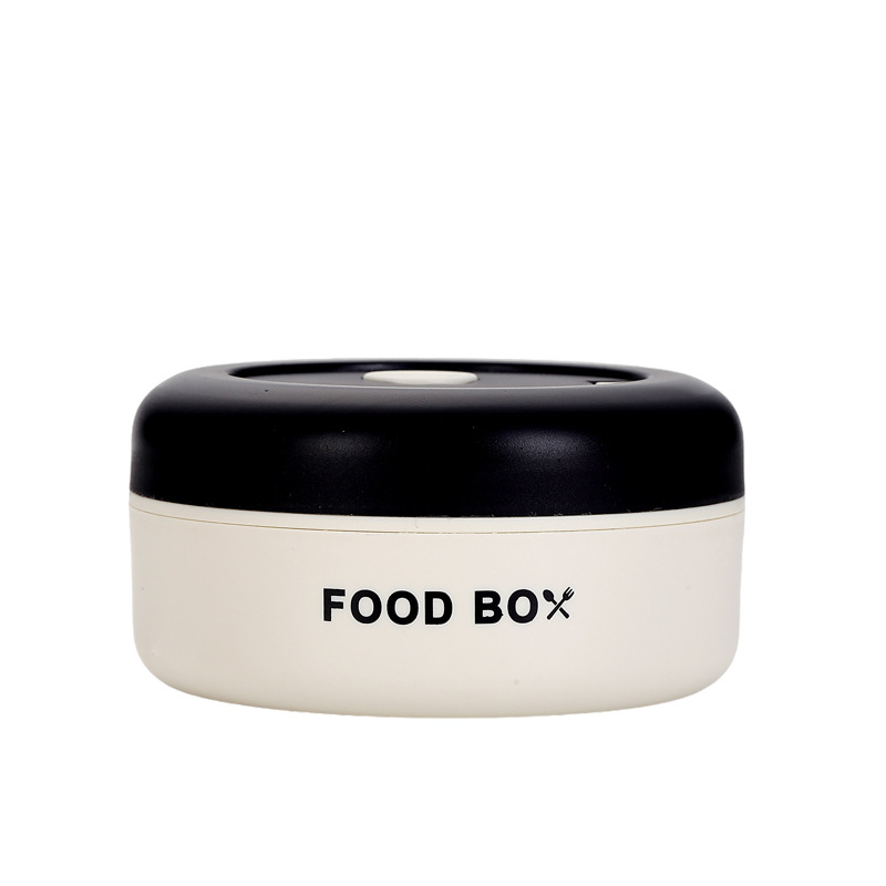 Kutija za ručak od 304 nehrđajućeg čelika s poklopcem, odvojivi lončić za juhu, prenosna izolirana kutija za ručak, kapacitet 301–500 ml