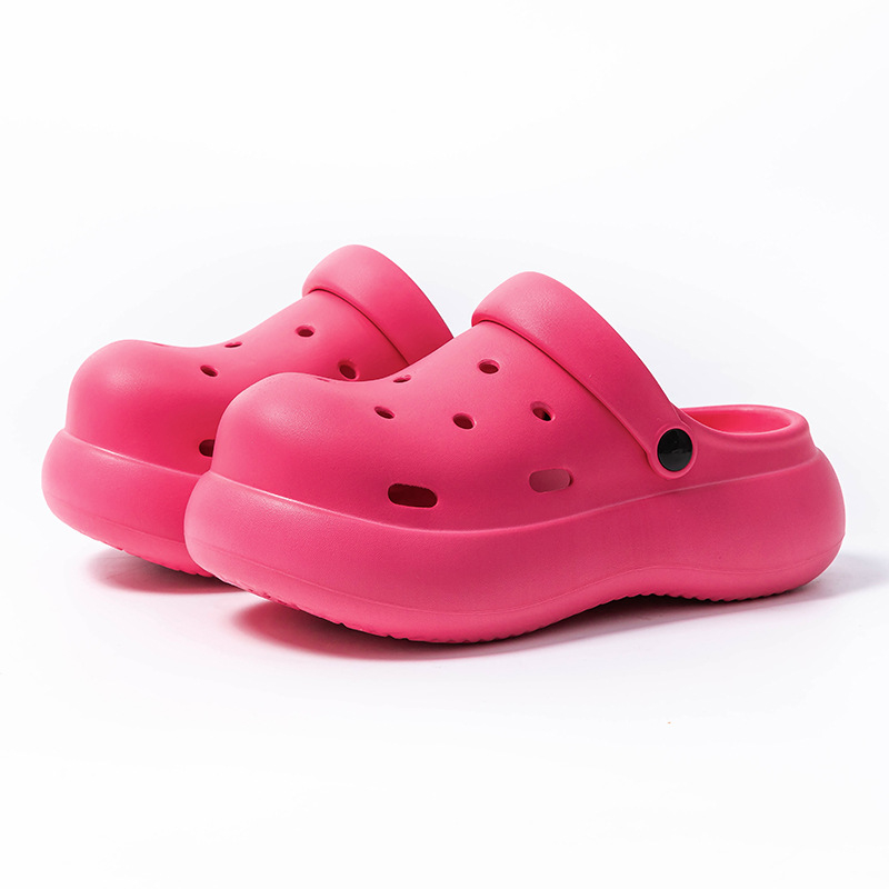 Ženske EVA sandale sa protukliznom podom, debela potplata iznad 3 cm, peta 4 cm, model s rupicama