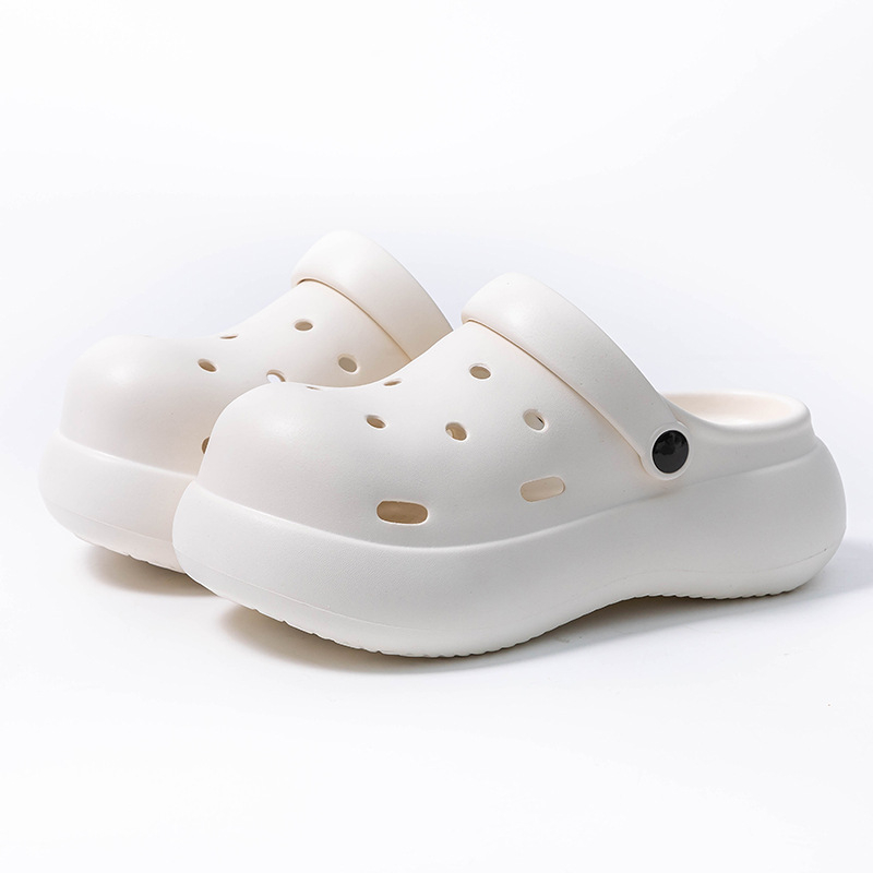 Ženske EVA sandale sa protukliznom podom, debela potplata iznad 3 cm, peta 4 cm, model s rupicama
